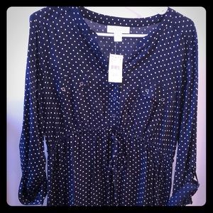 Motherhood Maternity Tunic Style Shirt NWT!